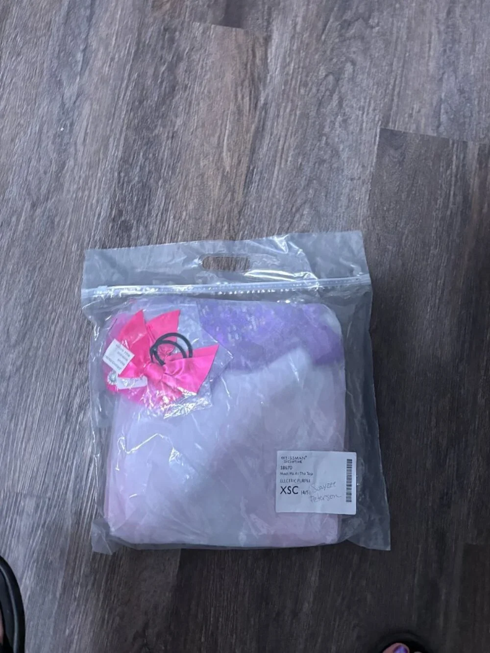 Weissman Showtime Meet Me at the Top Electric Purple Dance Costume Outfit 4/5